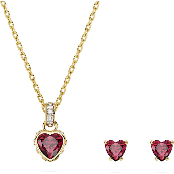 Swarovski Chroma Pendant & Studs.