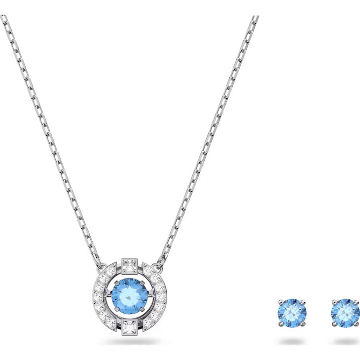 Swarovski Una Set Round Cut Pendant.