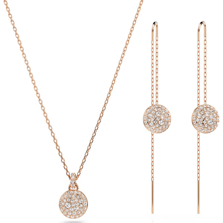 Swarovski Sublima Rose Gold-Toned Pendant.