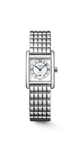 LONGINES MINI DOLCEVITA - Sunray silver dial with stainless steel strap
