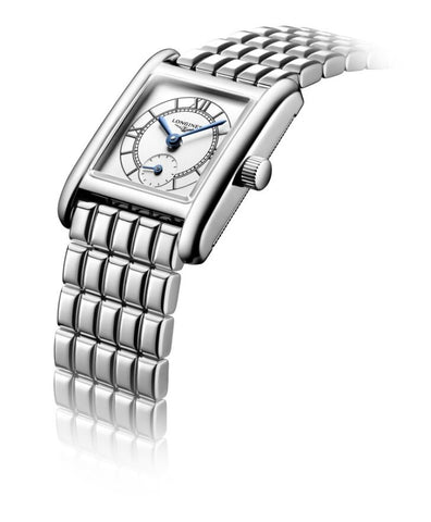 LONGINES MINI DOLCEVITA - Sunray silver dial with stainless steel strap