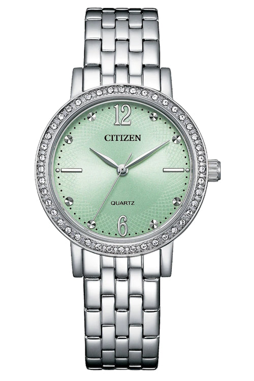 Ladies Citizen Turquoise Dial Watch.
