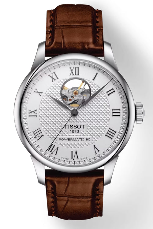 Gents Tissot Le Locle Powermatic 80 Open Heart Watch.