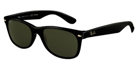Ray-Ban Wayfarer, Polarised, Black, Size M.