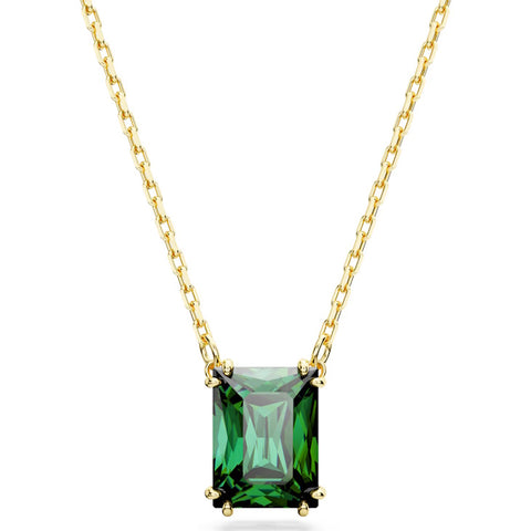 Swarovski Stilla&nbsp;Rectangular Green Pendant.