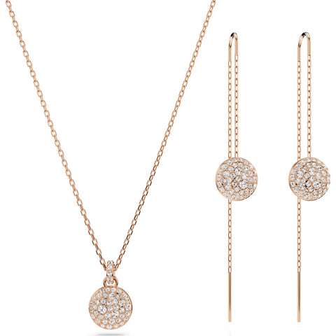 Swarovski Sublima&nbsp;Rose Gold-Toned Pendant.