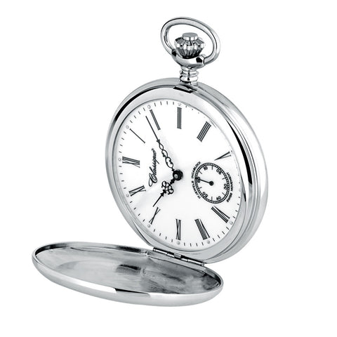 Classique Mechanical Wind up Pocket Watch.