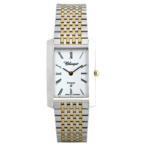 Ladies Classique quartz watch with white dial&nbsp;and water resistant to 30 meters.