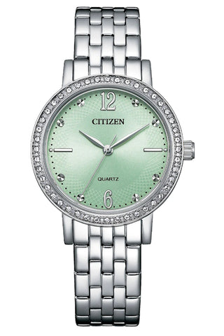 Ladies Citizen Turquoise Dial Watch.