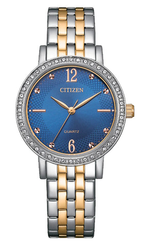 Ladies Citizen Blue Dial Watch.