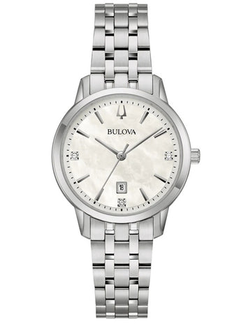 Ladies Bulova Classic Mother of Pearl Dial Watch.