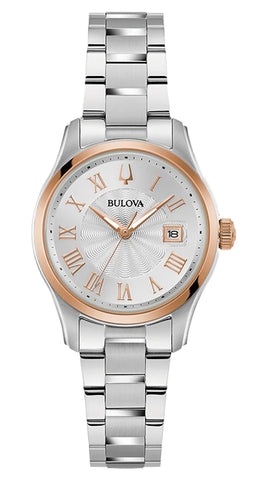 Ladies Bulova Classic Silver Dial Watch.